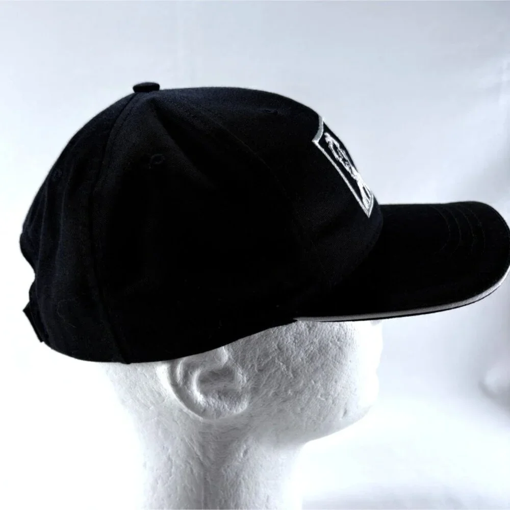 The Lincoln Project Embroidered Logo‎ Black Baseball Cap Hat Adjustable USA